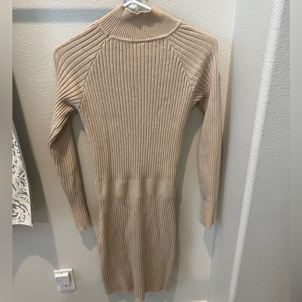 Cream Sweater Dress